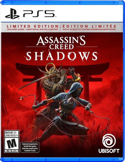 Assassin's Creed Shadows - Limited Edition (Amazon Exclusive) for PlayStation 5