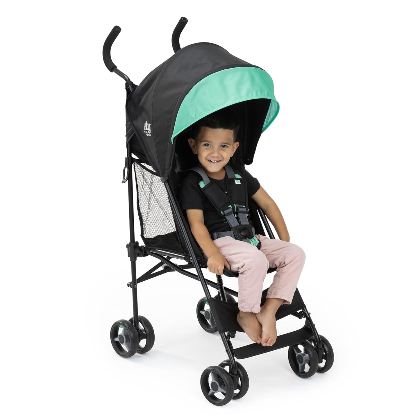 Smooth Stroll Lightweight Convenience Stroller | Aluminum Frame, 2-Position Recline, Large Seat Area & Extra-Large Storage - Travel Friendly