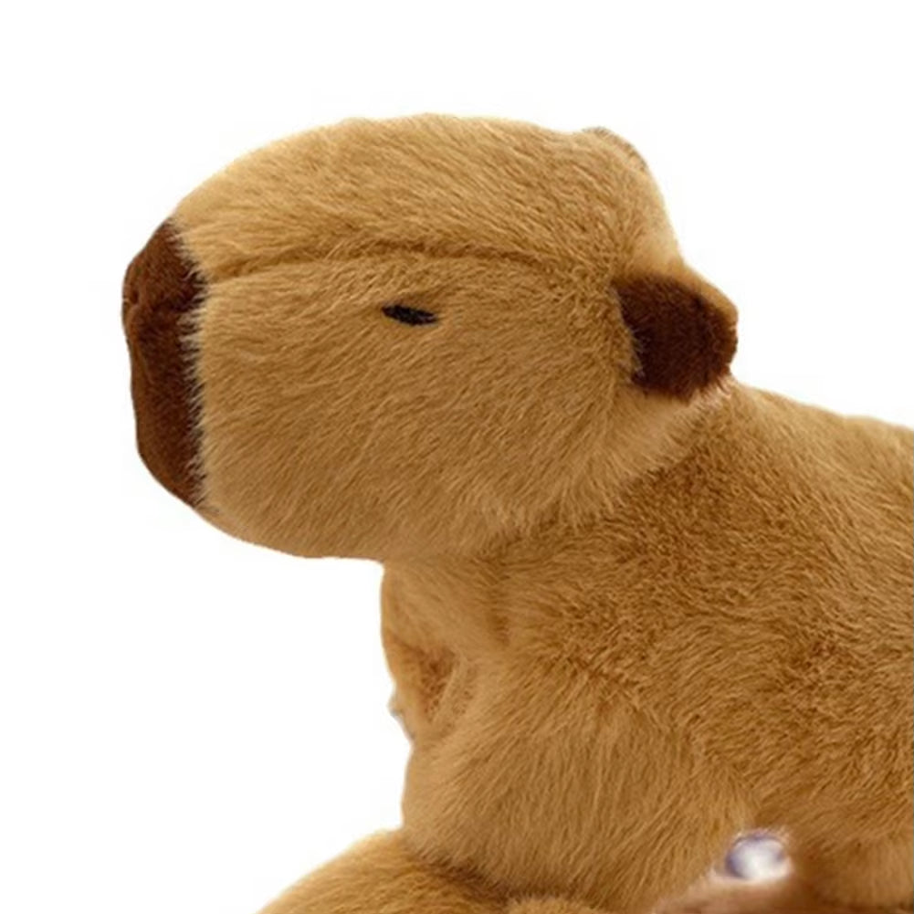 Huggable Capybara Plush Slap Band - Fun Animal Bracelet