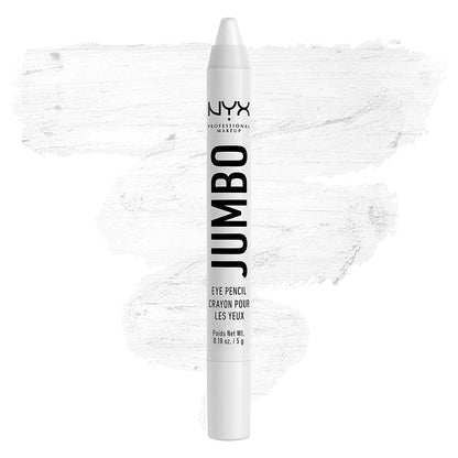 All-in-One Jumbo White Eye Pencil - Blendable Eyeshadow & Eyeliner Stick