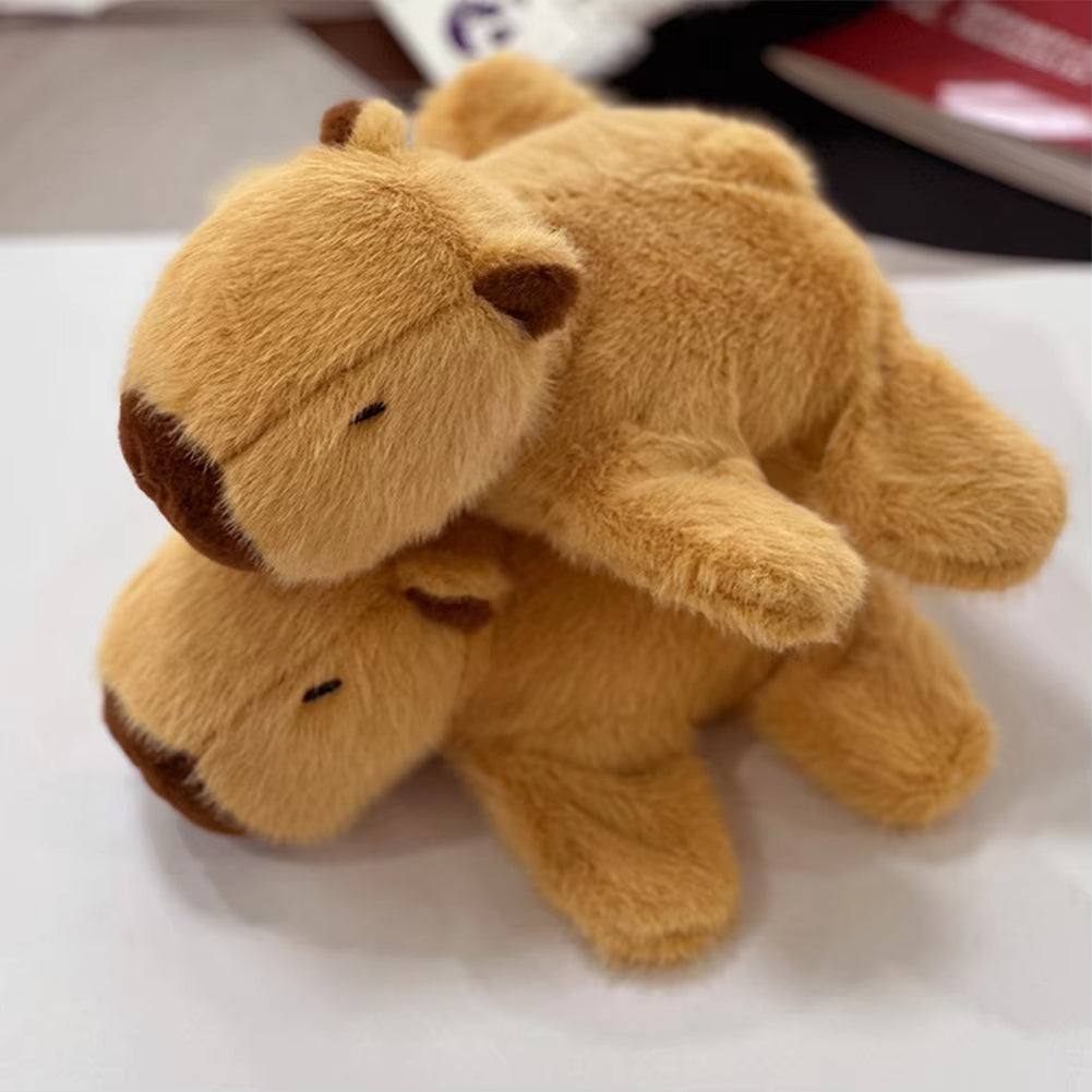 Huggable Capybara Plush Slap Band - Fun Animal Bracelet