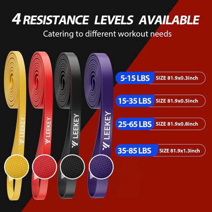 Resistance Bands, Exercise Bands Pull up Assist Bands - Workout Bands Set - Bands for Working Out,Band for Men and Women Fitness Training, Physical Therapy,Home Workouts