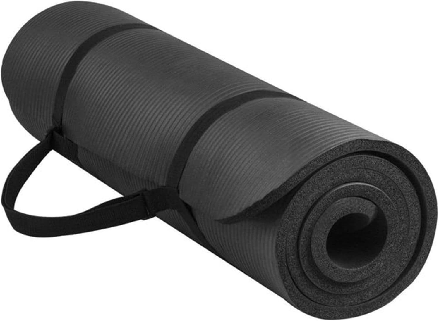 Extra Thick Yoga Mat with Carrying Strap | High-Density 1/2-Inch Mat & Optional Yoga Blocks | Multiple Colors