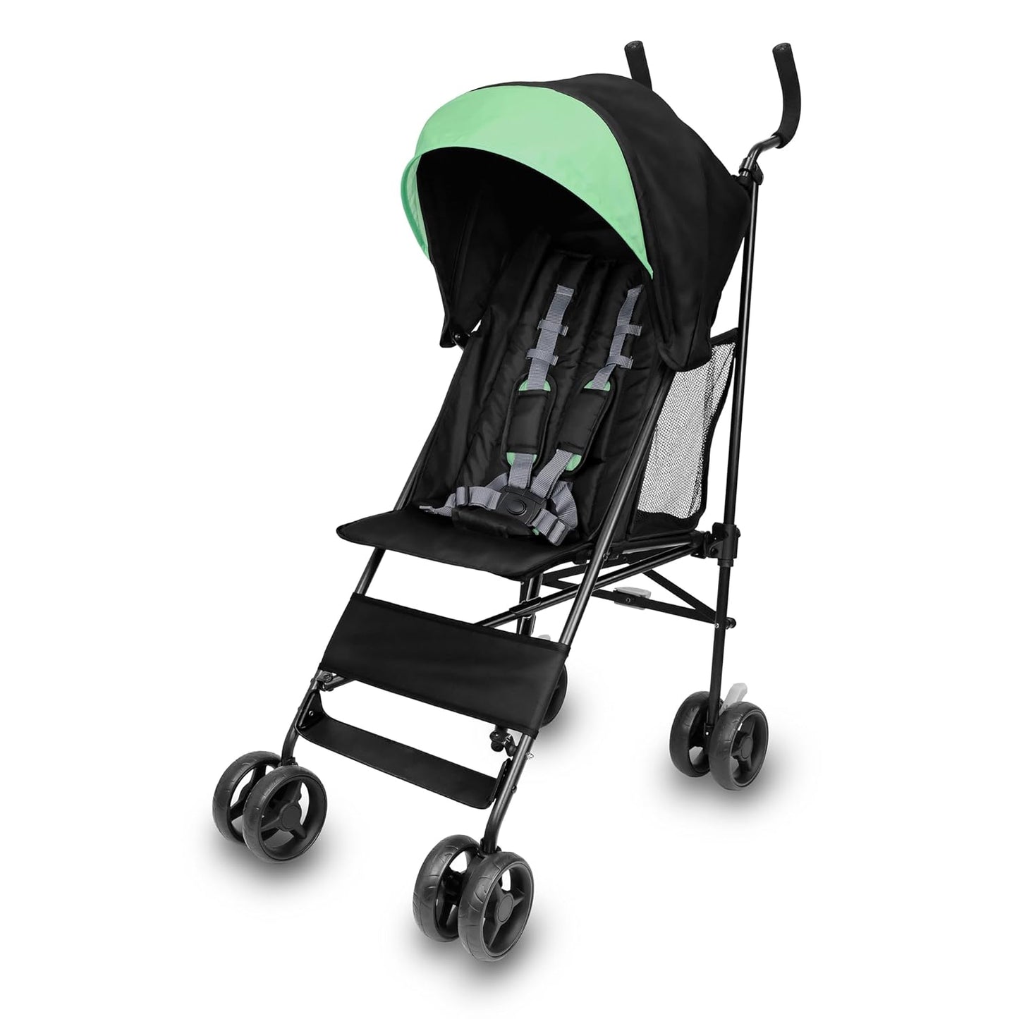 Smooth Stroll Lightweight Convenience Stroller | Aluminum Frame, 2-Position Recline, Large Seat Area & Extra-Large Storage - Travel Friendly