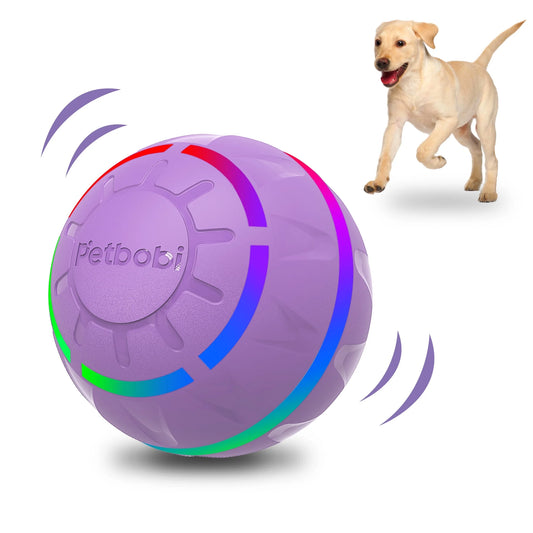 Interactive Moving Dog Toy Ball – Engaging Toy Ball for Dogs, Purple