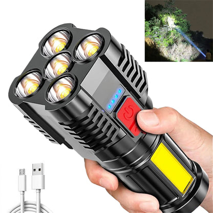 10000 LM Tactical LED Flashlight - Powerful Handheld Searchlight